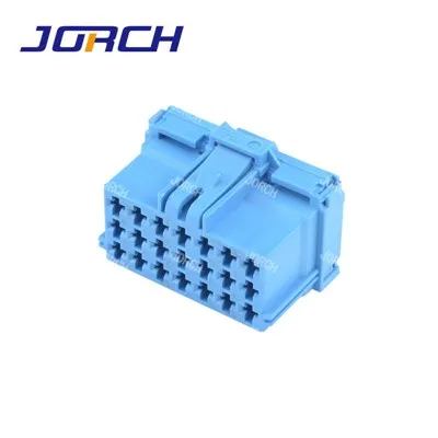 6-968975-1 AMP 2.8 Series 21-щифтов конектор за автомобилен проводник към корпуса на проводника, женски конектор