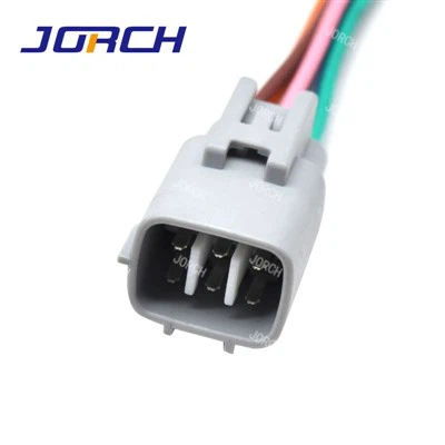 6-щифтов запечатан конектор за сноп електрически кабели Гери Корпус за сглобка на фаровете на автомобил Сензорен щепсел 6188-0175
